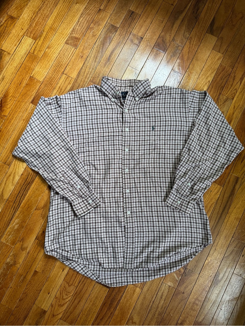 Ralph Lauren Men's Long-Sleeve Plaid Button-Dow